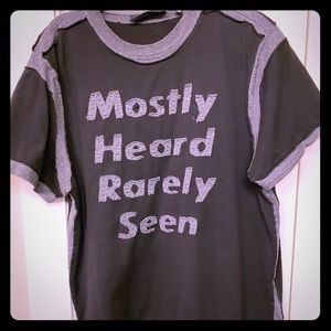 Mostly Heard Rarely Seen Patch Work T-Shirt